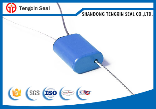 TX-CS307 Zinc alloy  security  cable seal 1.5mm