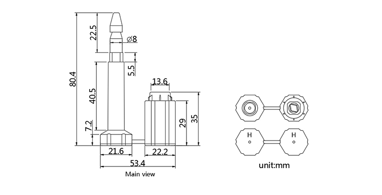 TXBS-103 bolt seals CAD