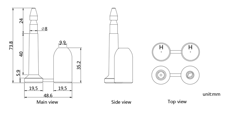 TXBS-403 BOLT SEAL CAD 