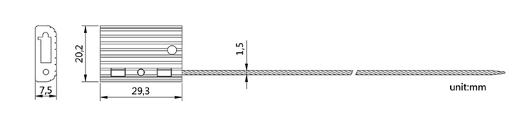 High quality good price custom pull tight seal CAD