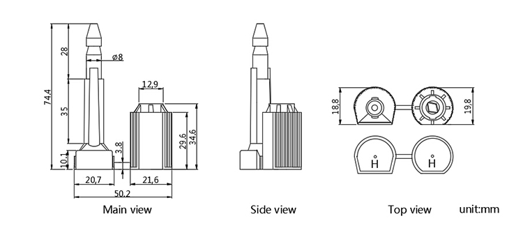 High quality container bolt seal from Shandong factory