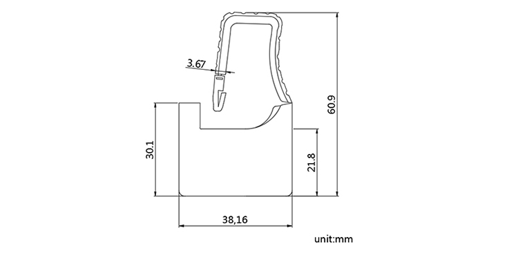 Tamper evident disposible padlock seal CAD