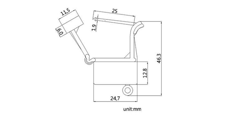 Custom container Plastic wire Padlock Seals CAD