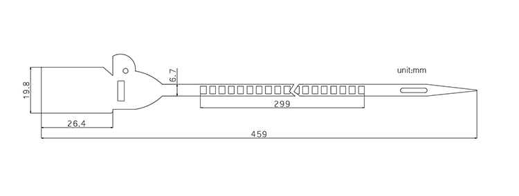 New materials metal insert plastic seal Security CAD